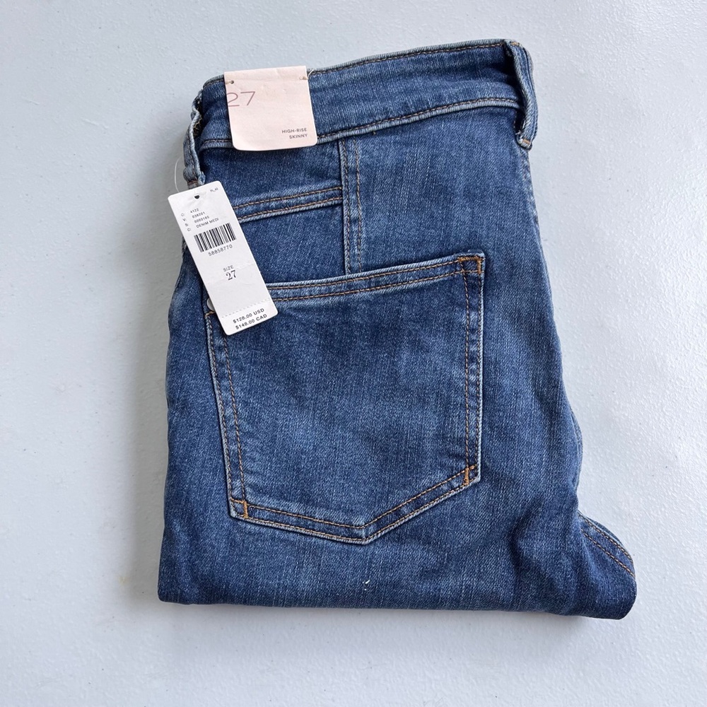 ANTHROPOLOGIE PILCRO IRIS High Rise Skinny JEANS size 27 - Picture 9 of 13